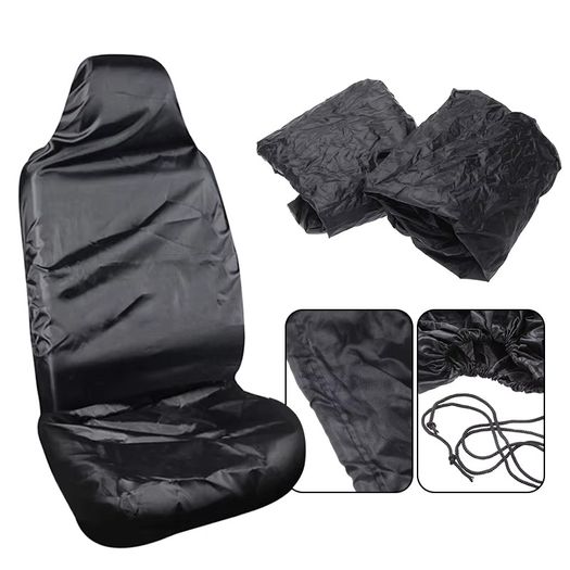 2 Seater Universal Car Seat Cover Waterproof Oxford cloth Dustproof Repair Pull Cargo Car Van Truck Seat Protective Cover