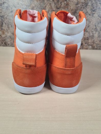 Hummel HI TOP trainers Orange Karma Size UK 7 EU 41 unisex