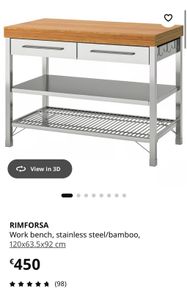 Kitchen island/worktop (Rimforsa)
