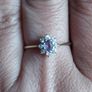 Stunning 9k  Gold O Size Hallmarked Ring Image 6
