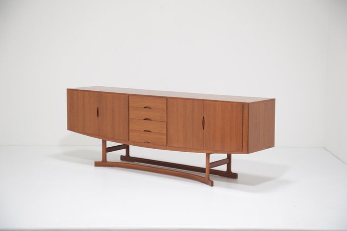 Mid-Century Danish Teak Sideboard Model HB20 by Johannes Andersen for Hans Bech, 1960s