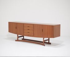 Mid-Century Danish Teak Sideboard Model HB20 by Johannes Andersen for Hans Bech, 1960s