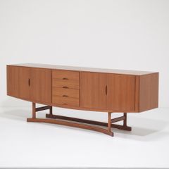Mid-Century Danish Teak Sideboard Model HB20 by Johannes Andersen for Hans Bech, 1960s