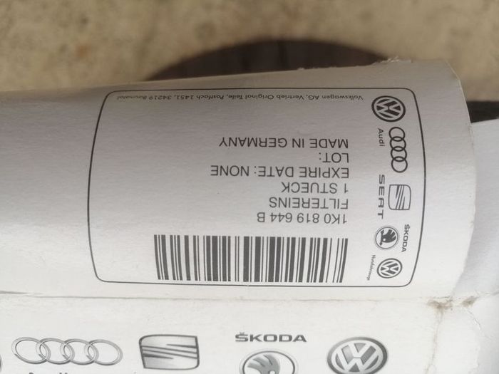 Volkswagen pollen filter