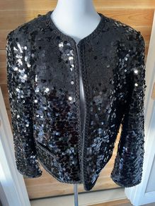Women's sequinned jacket Other Stories BNWT black size 38