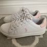 Pink & White leather Ralph Lauren runners Image 3