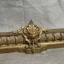 SALE ! WAS 375 NOW 295 !! Antique French Adjustable Brass Fender Image 3