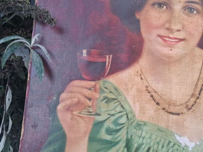 Original Wincarnis Art Nouveau Cardboard Sign