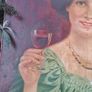 Original Wincarnis Art Nouveau Cardboard Sign Image 6