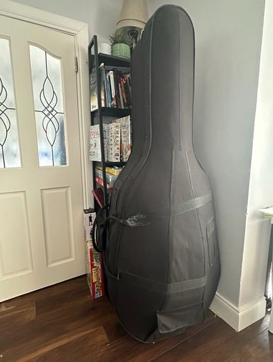 1/2 double bass rigid case
