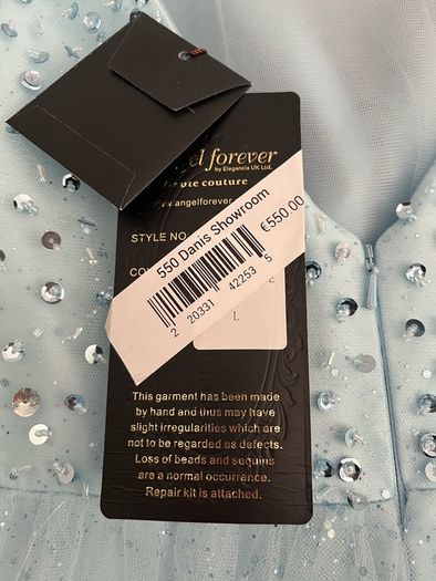 Debs Dress - Dani's Closet -Debs Dress - Ice Blue - New