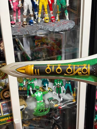 Power Ranger Deluxe Hasbro Lightning Green Dragon Dagger