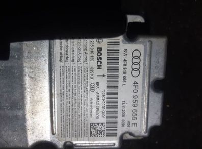2009 Audi A6 C6 Srs Control Module 4f0959655e / 4f0 959 655 E