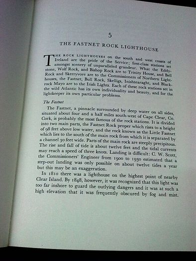The Irish lighthouse service by T. G. Wilson Ireland Irish history