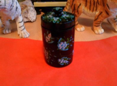 papier mache trinket box