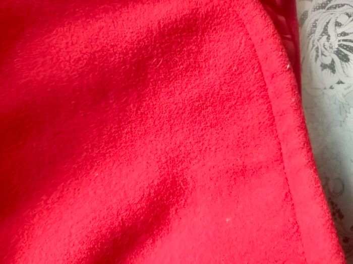 Vintage Klein petite Paris Red wool blazer size 36 Small Postage included
