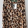 Fabienne Chapot Lily Panther Love Cato Blouse NWT Image 2