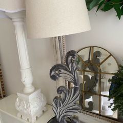 ShabbyChic Set of 2 Tall Lamps