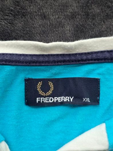 Vintage Fred Perry Striped T-Shirt Mens XL-XXL