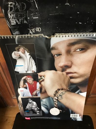 Eminem pre-loved T-shirt, Book, VHS and Calendar