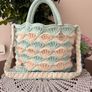 Handmade Crochet Tote Bag Image 6