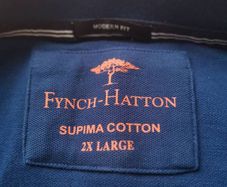 Men's Designer FYNCH HATTON Short Sleeve Polo