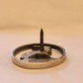 Hand Cut 3d Pence Coin Pin Badge Image 4