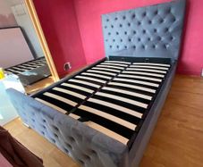 New Gaslift Storage Beds With Genuine Emma Mattresses Instock. Double, King And Superking Sizes Available