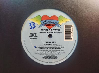 World Power - I'm Happy(RAGGA MUFFIN) - Cardiac Records - Ragga Muffin BANGER!