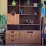 Mid century modern wall unit / storage display unit Image 7