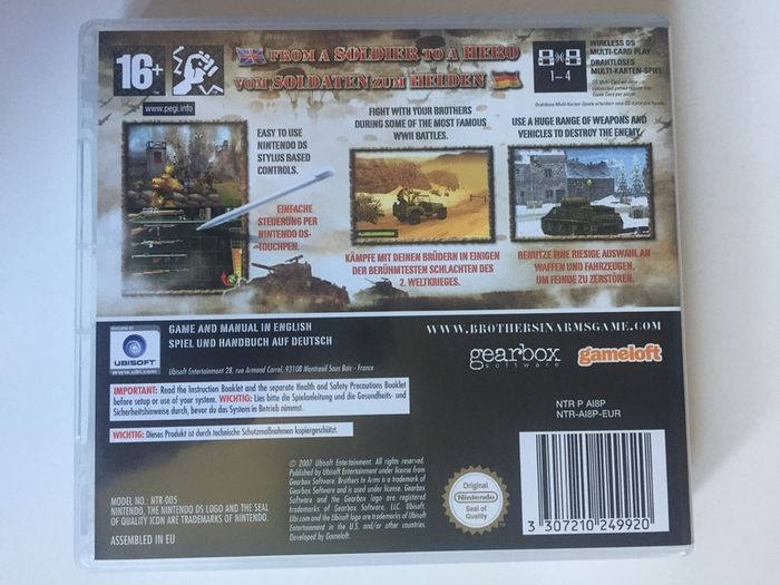 Brothers In Arms DS [2008] (Nintendo DS Game)