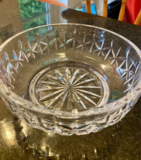 1990 Waterford Crystal Bowl Carlow Collection