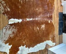Genuine Large Canadian Cow Hide Rug