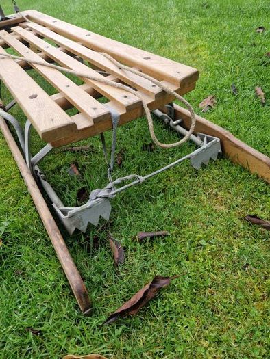 Wooden sled