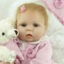Realistic Reborn Doll 22inch 55cm Handmade Soft Silicone Vinyl Baby Reborn Dolls Girls Real Life Doll boys Girl Toy Birthday Xmas gift Reborn Babies (FREE POSTAGE) Image 7
