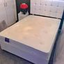 New Stylish SINGLE ,Double, King And Superking Sizes Divan Beds Instock. Tufted Memory Foam Mattresses And Optional Drawers Available Image 4