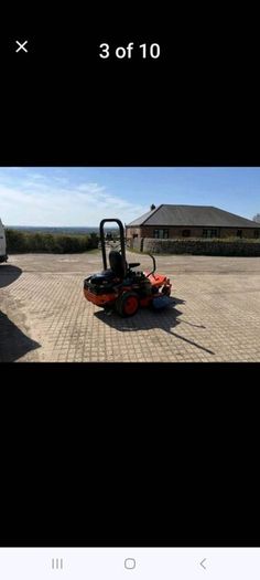 Ride on lawn mower
