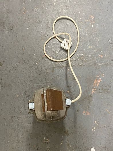 Vintage Industrial Ceiling light which has been converted to use LED Bulbs French Philips Lamps 1950s 1960s