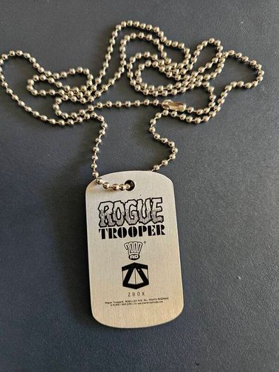 2000AD Rogue Trooper Millicom Dog Tag
