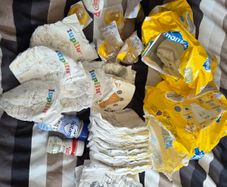 Baby Supplies - Size 1 Nappies, Formula (Aptamil and CowGate)
