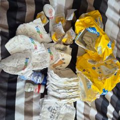 Baby Supplies - Size 1 Nappies, Formula (Aptamil and CowGate)