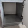 Grey and white desk Image 5