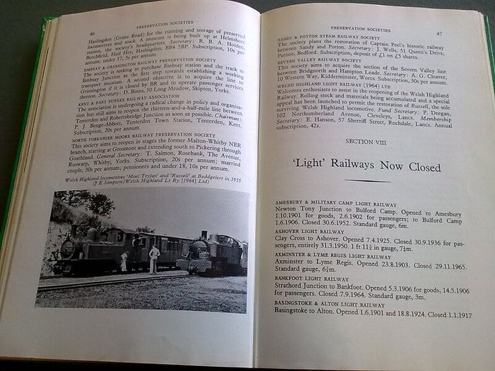 Railway enthuasiasts' handbook 1969-70