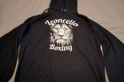 Large Black Graphic Hoodie