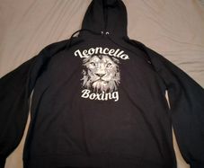 Large Black Graphic Hoodie
