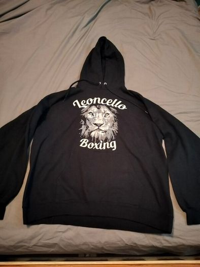 Large Black Graphic Hoodie