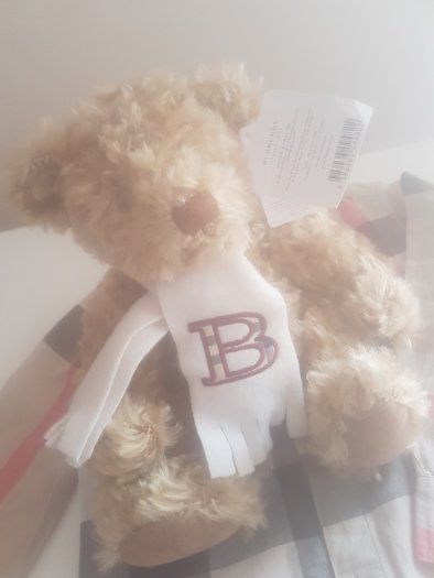 Burberry Shirt and Plush Teddy bear Scarf Burberry