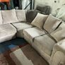 Grey corner Verona sofa couch Image 3