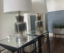 lamp and table