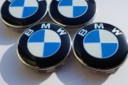 Set Of 4 Bmw Alloy Wheel Centre Caps 68mm E30,e36,e46,e92 1,3,5,6,7,x5 X6 M3 Z4